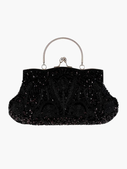 Adina Damen Handtasche Bestickt Vintage Stil