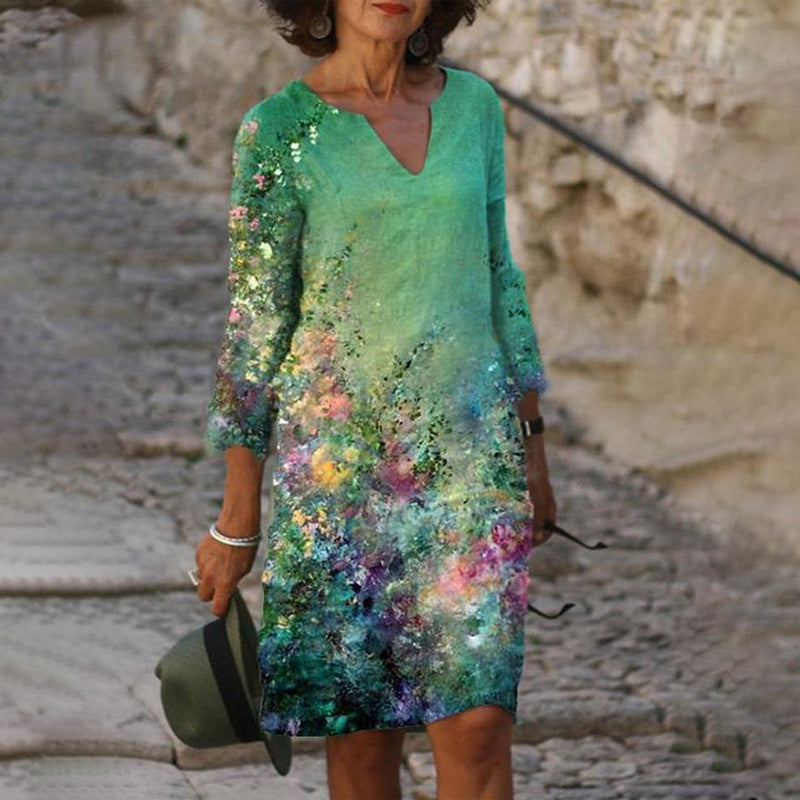 Eveloria Damenkleid Blumenmuster