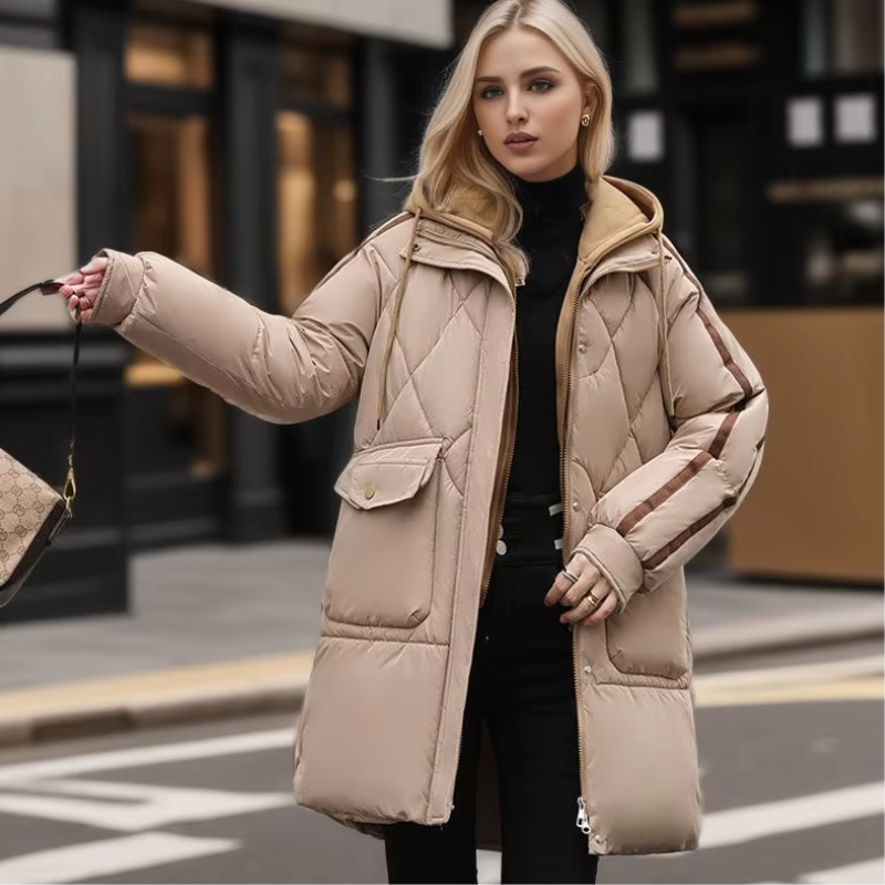 Gisela Damen Steppmantel Wärme und Stil