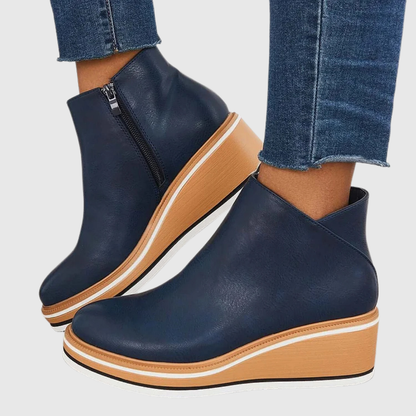 Damen Stiefel Elegante Boots Schlank Schwarz - Eveloria