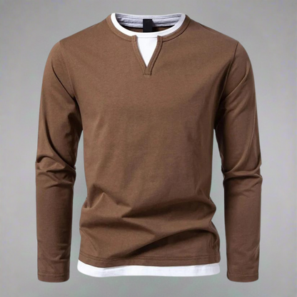 Eveloria Herren Langarm-Pullover Trendig