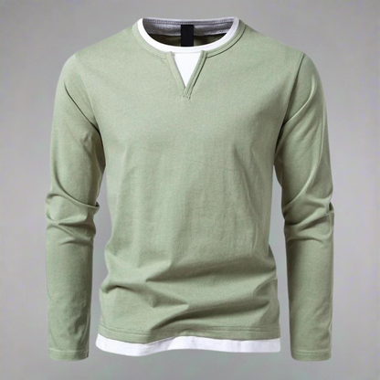 Eveloria Herren Langarm-Pullover Trendig