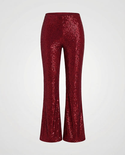 Eveloria Damen Paillettenhose Glitter