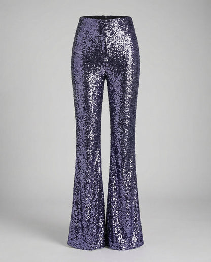 Herbst Paillettenhose Damen Glitter