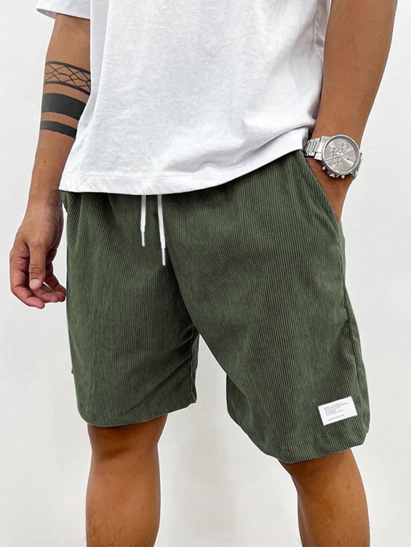 Herren Sommer Shorts Lässig Kordelzug