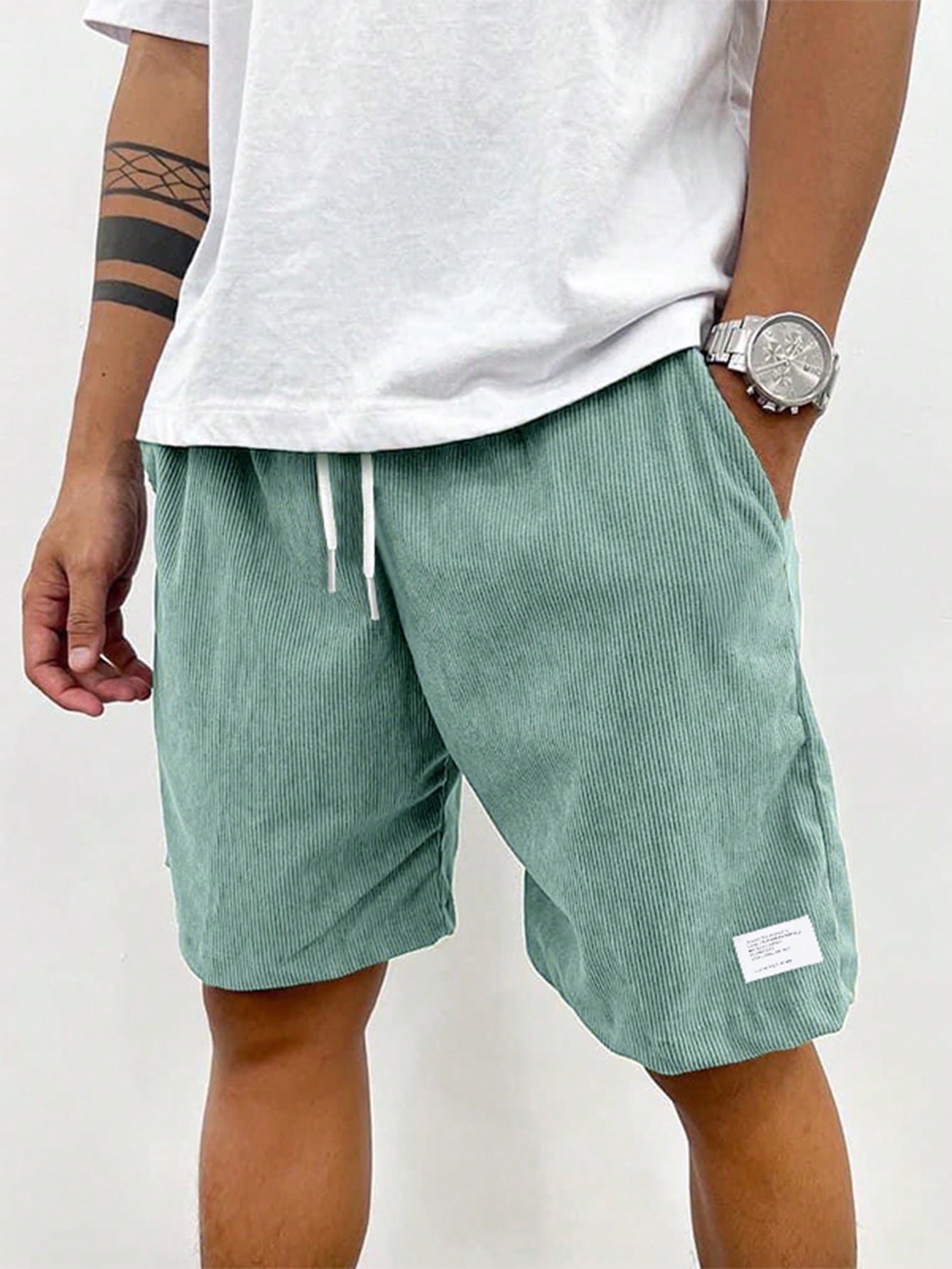 Herren Sommer Shorts Lässig Kordelzug