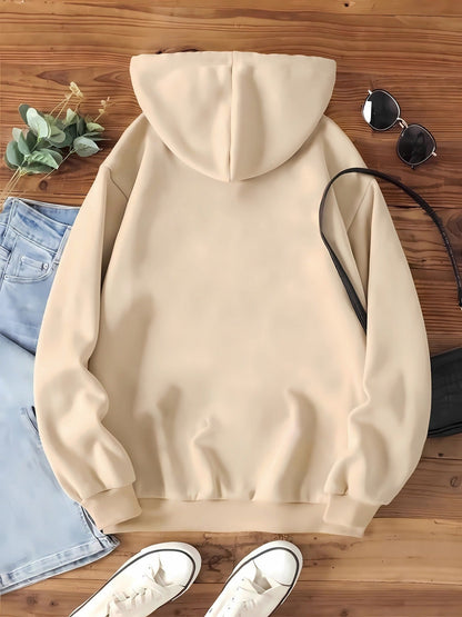 Damen Sweatshirt Hoodie Katzenprint Kapuze Grau - Eveloria