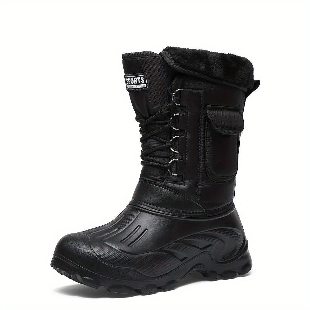 Herren Wasserdichte Winterschuhe Hochschnitt Warmfutter