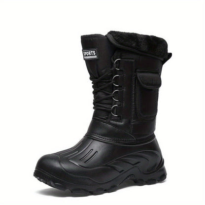 Herren Wasserdichte Winterschuhe Hochschnitt Warmfutter