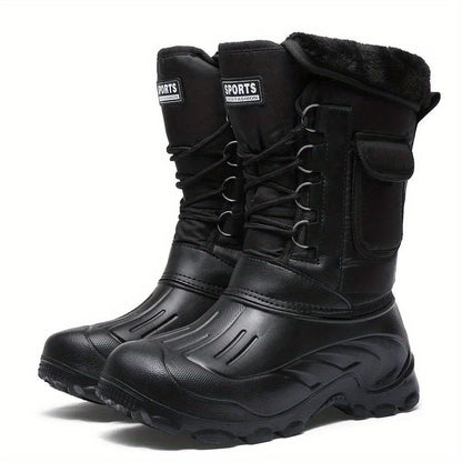 Herren Wasserdichte Winterschuhe Hochschnitt Warmfutter