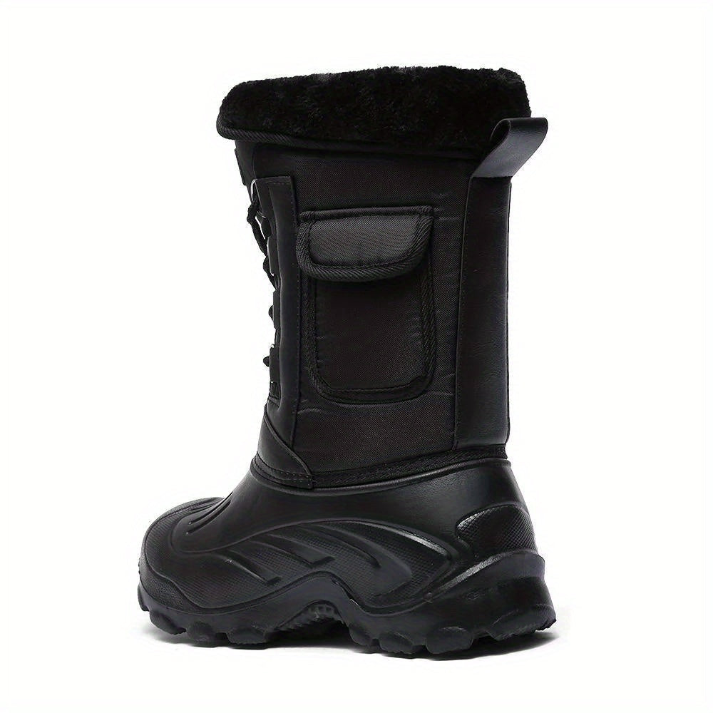 Herren Wasserdichte Winterschuhe Hochschnitt Warmfutter