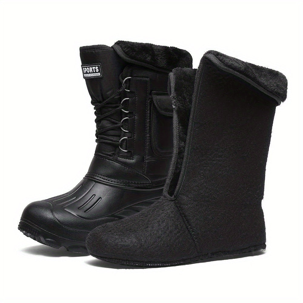 Herren Wasserdichte Winterschuhe Hochschnitt Warmfutter