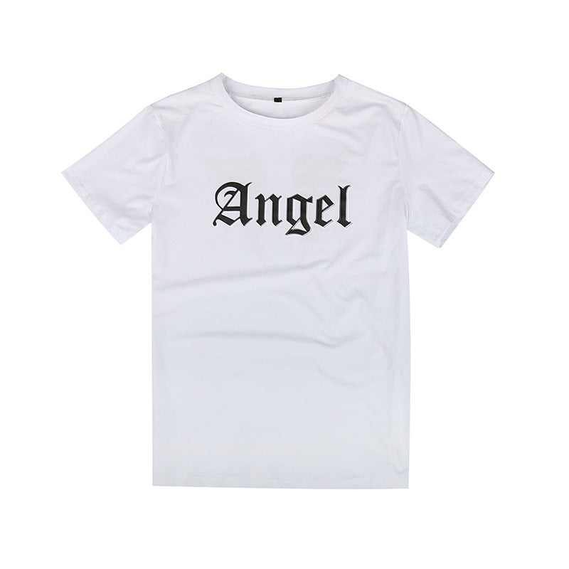 Damen T-Shirt Lässiger Schnitt Weiße Farbe