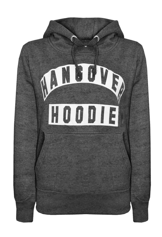 Damen Kapuzenpullover mit Aufdruck und Kängurutaschen - Eveloria