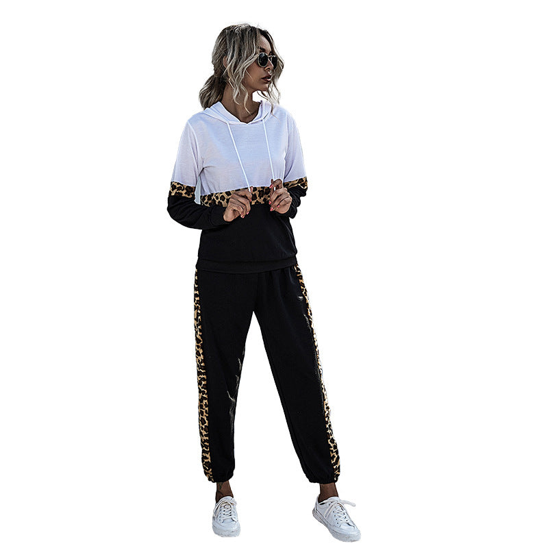 Damen Sportset mit Leopardenmuster Eveloria