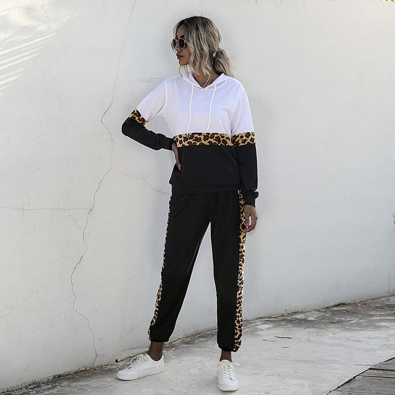 Damen Sportset mit Leopardenmuster Eveloria