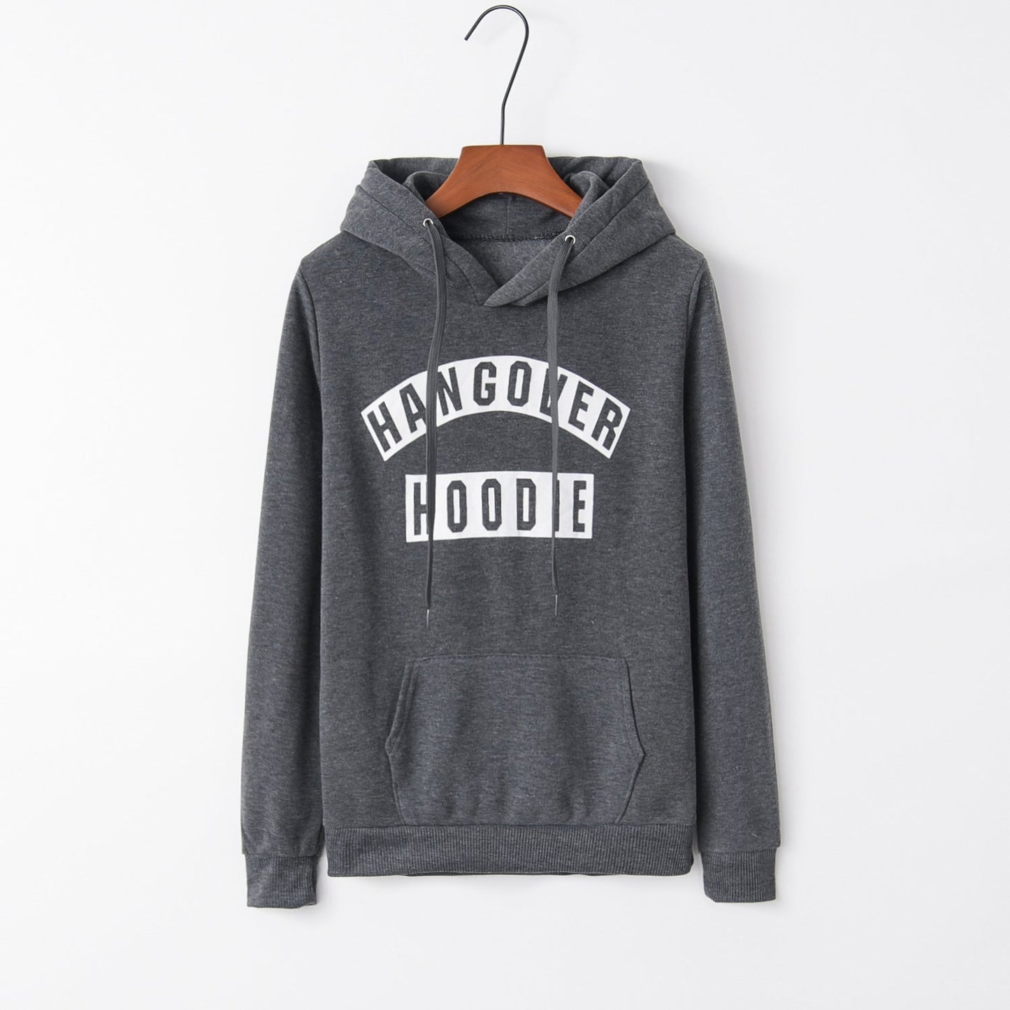 Damen Kapuzenpullover mit Aufdruck und Kängurutaschen