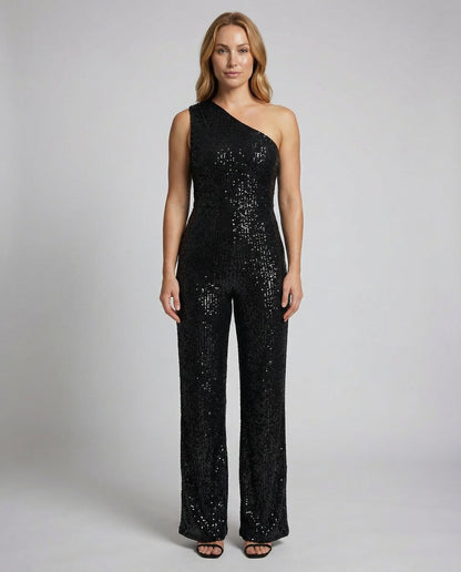 Eveloria Damen Pailletten Jumpsuit - Eveloria