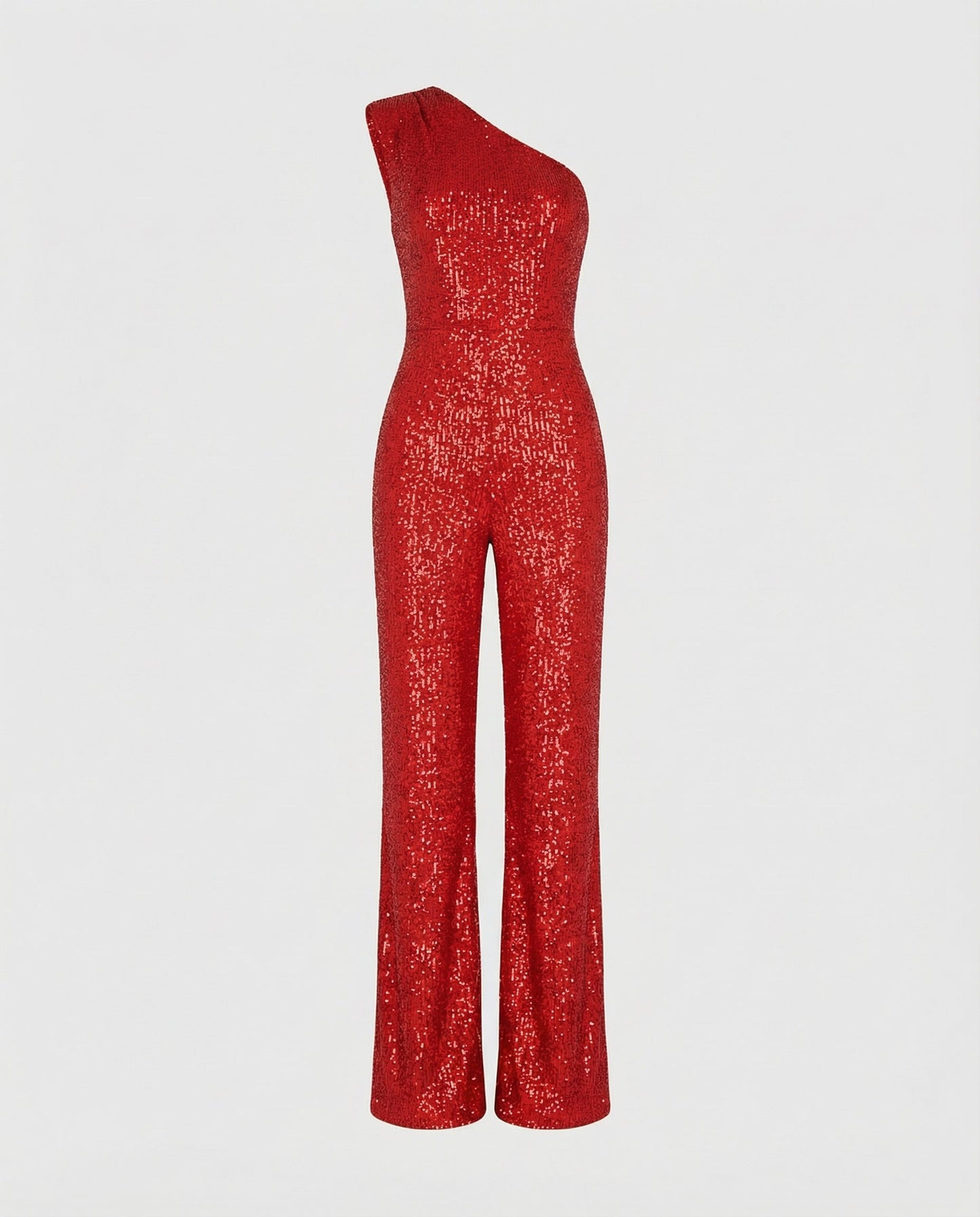 Eveloria Damen Pailletten Jumpsuit