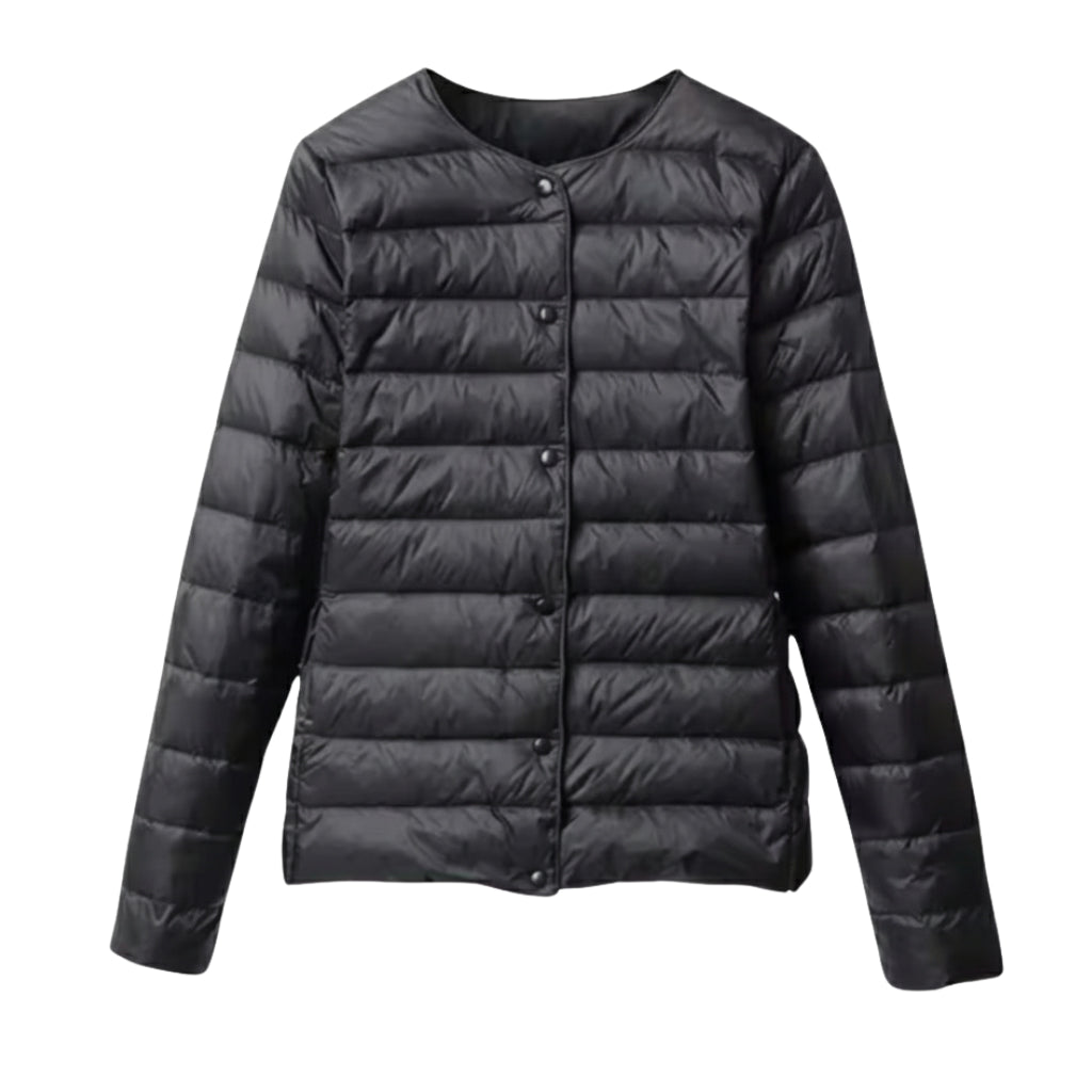 Damen Leichte Gesteppte Pufferjacke Frühling