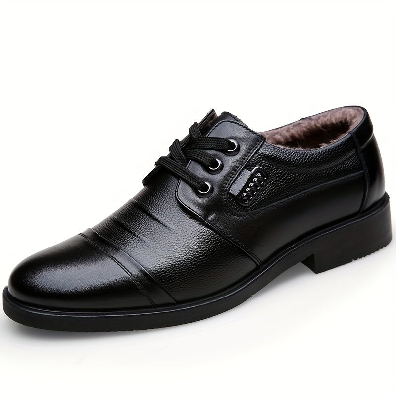 Havren Herren Business Winterschuhe Schnürung Warmfutter