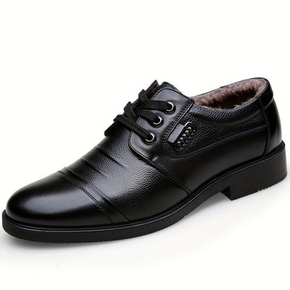 Havren Herren Business Winterschuhe Schnürung Warmfutter