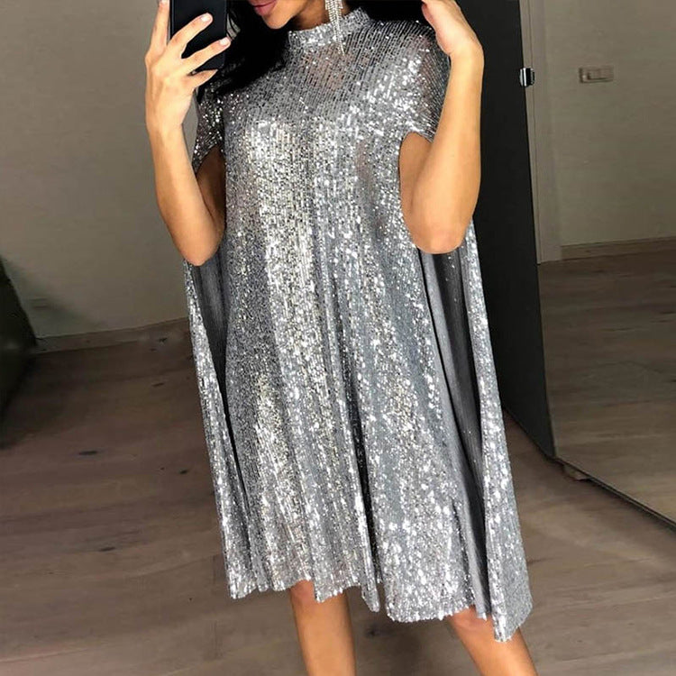 Damen Abendkleid mit Cape Eveloria Glamour