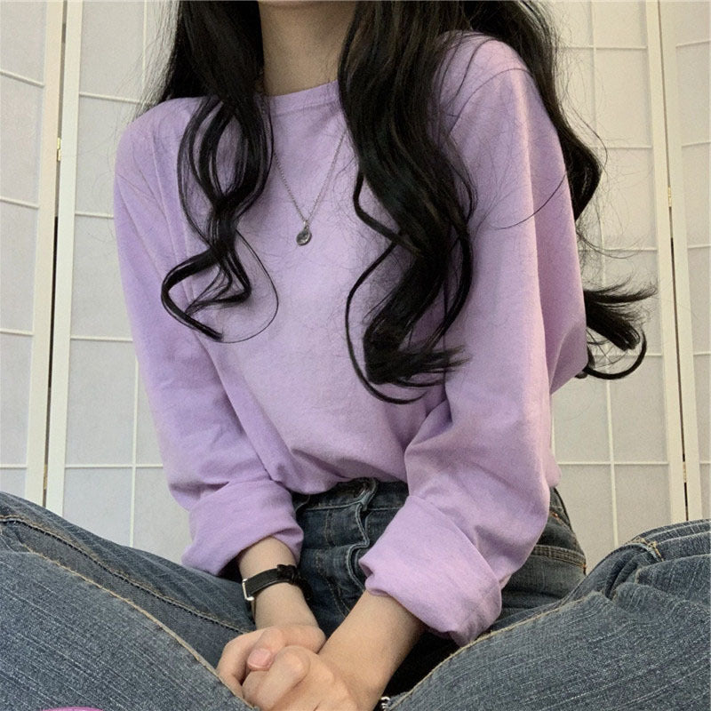 Damen Langarmshirt Lässiger Schnitt Zeitloses Design - Eveloria