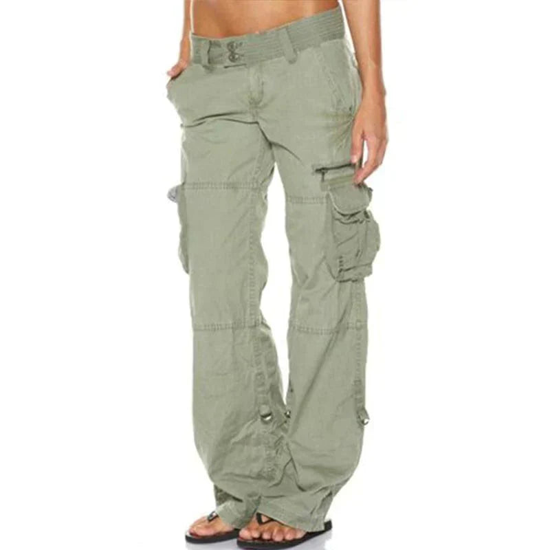 Eveloria Damen Cargohose Elegant