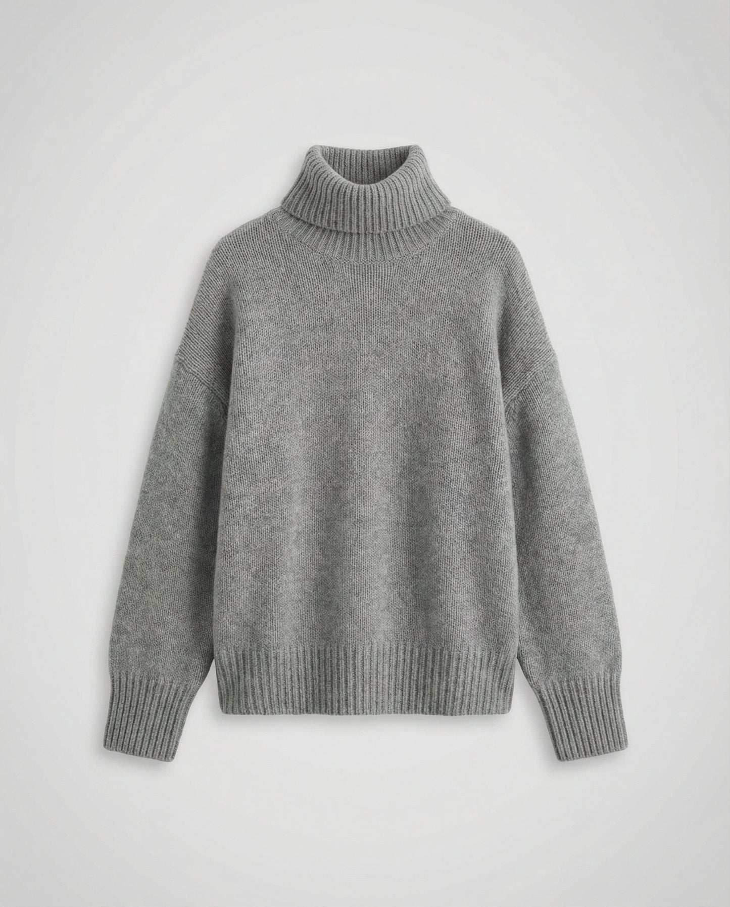 Damen Cashmere Rollkragenpullover Warm Beige