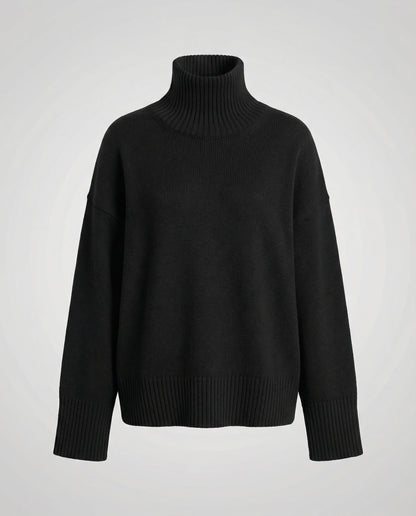 Damen Cashmere Rollkragenpullover Warm Beige