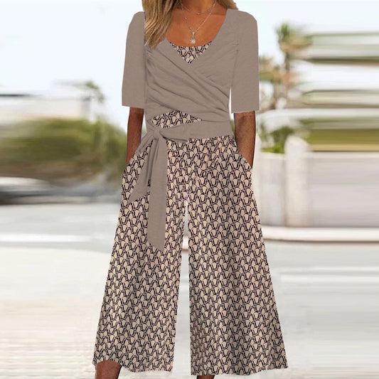 Damen Jumpsuit Mit Seitentaschen - Eveloria