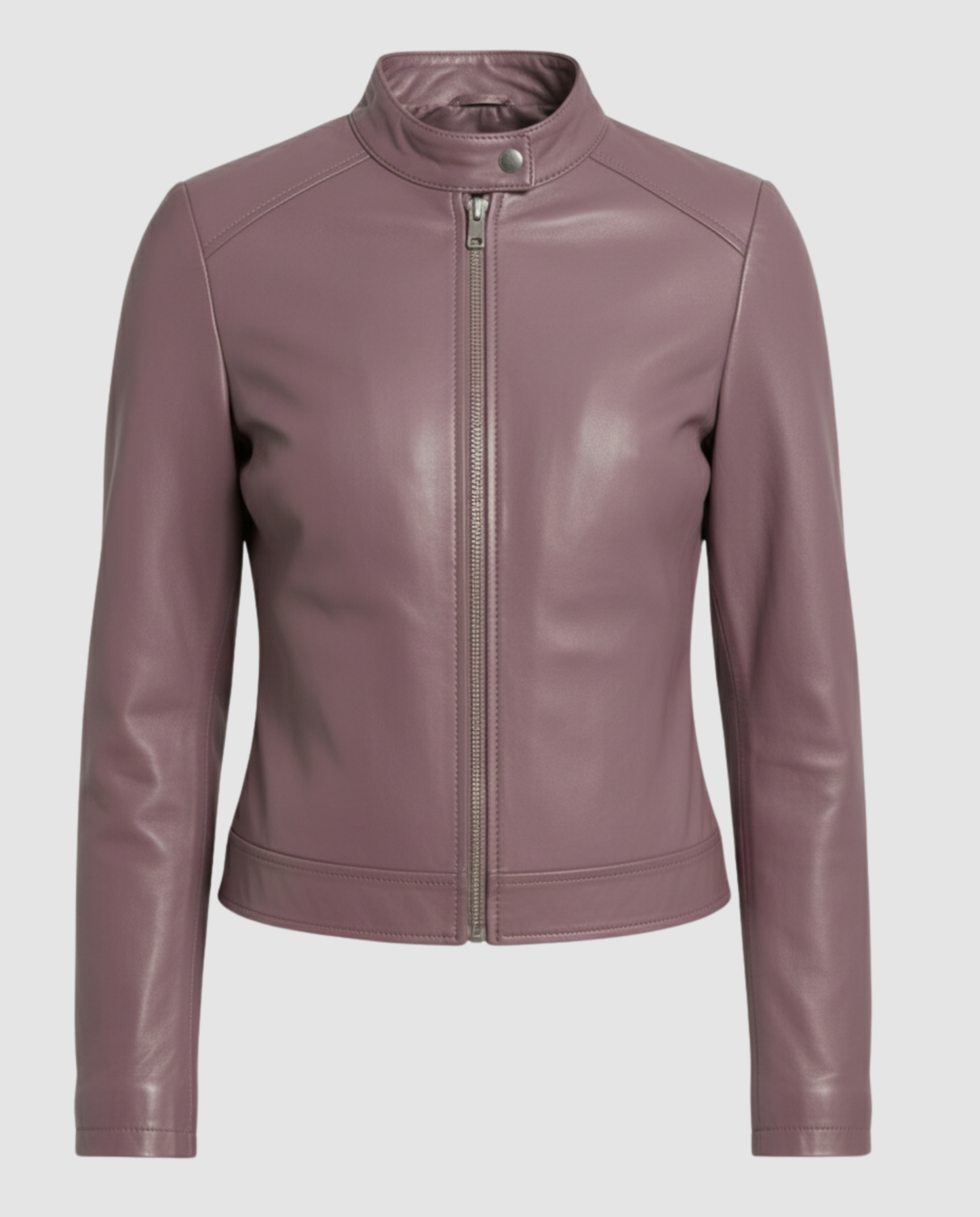 Damen Lederjacke Elegantes Design