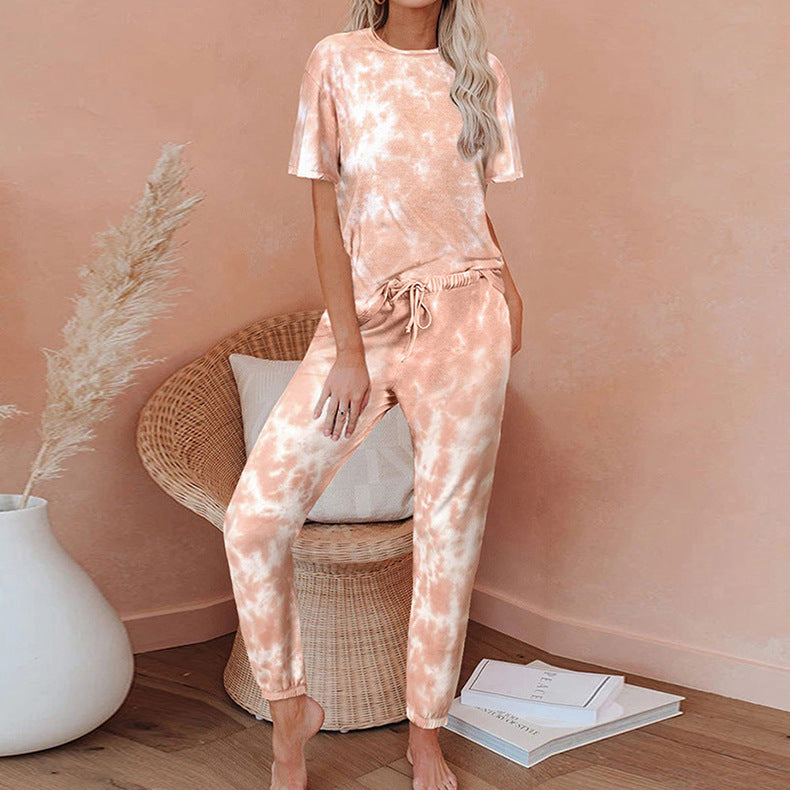 Damen Lounge Set Batikdesign Eveloria
