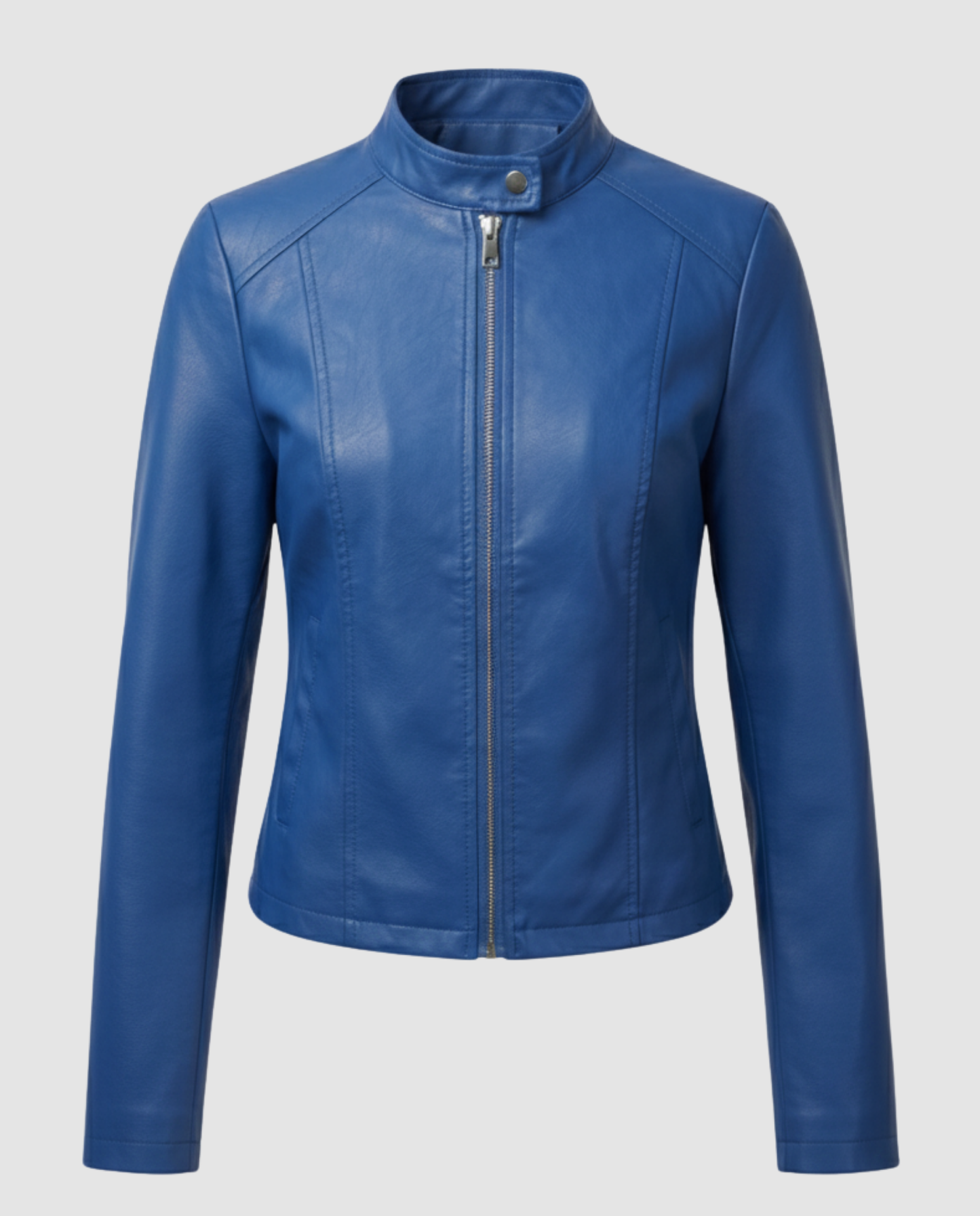 Damen Lederjacke Elegantes Design