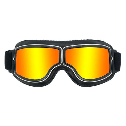 Herren Motorradbrille Polarisiert Vintage-Design