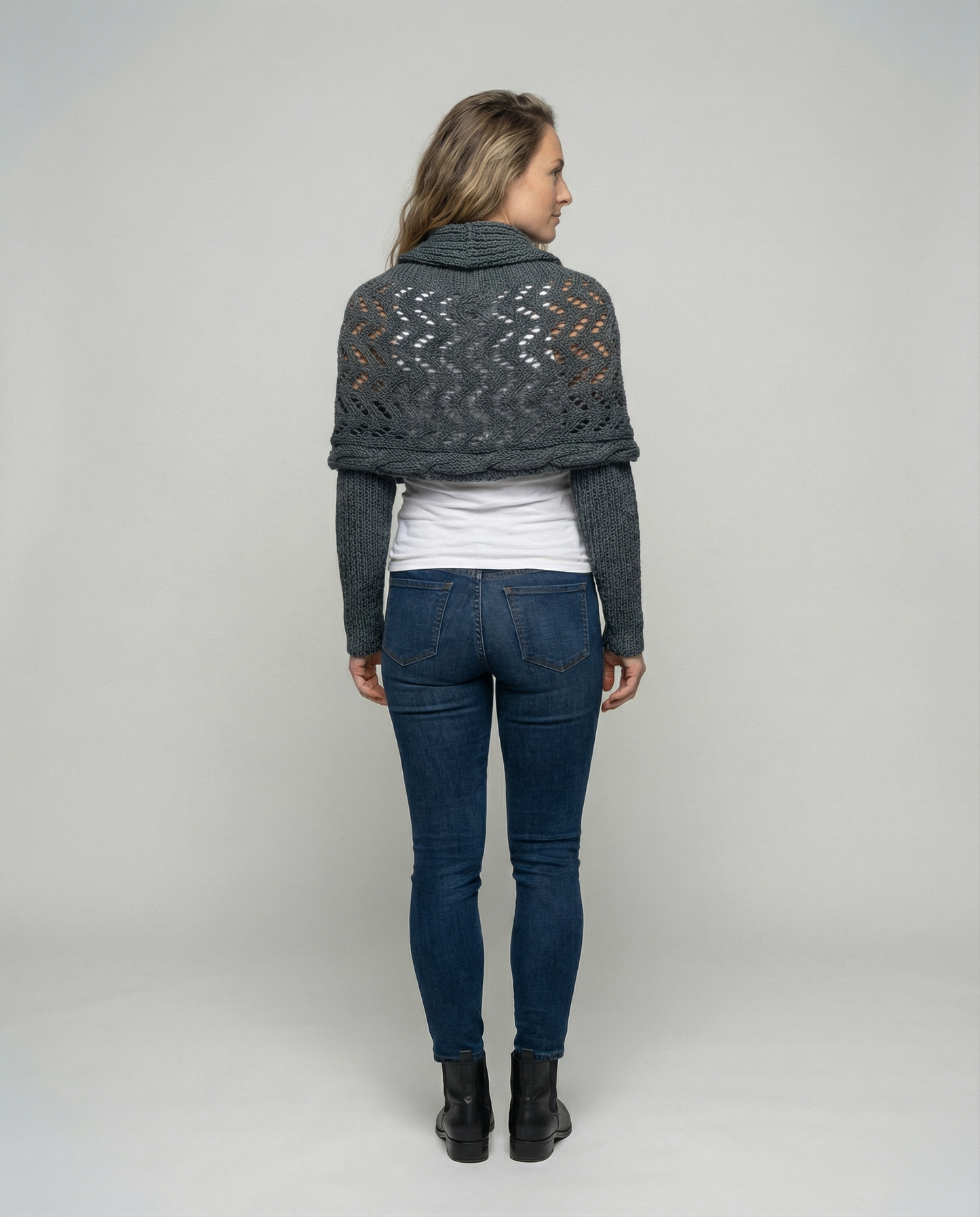 Damen Strickschal Weich Bequem