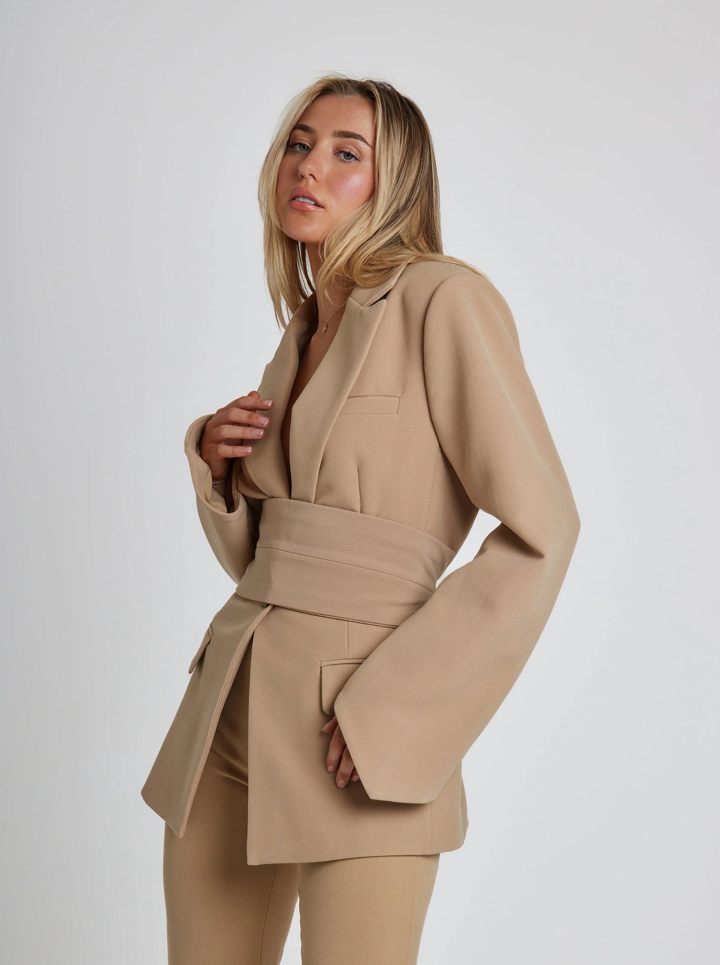 Eveloria Damen Blazer Polyester Elegantes Design