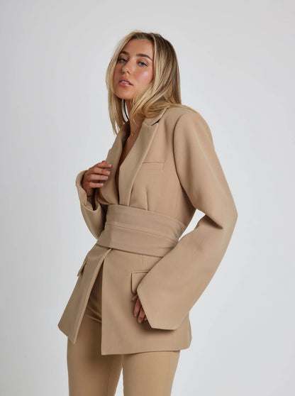 Eveloria Damen Blazer Polyester Elegantes Design