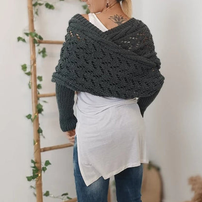 Eveloria Damen Chicwrap Weich und Bequem