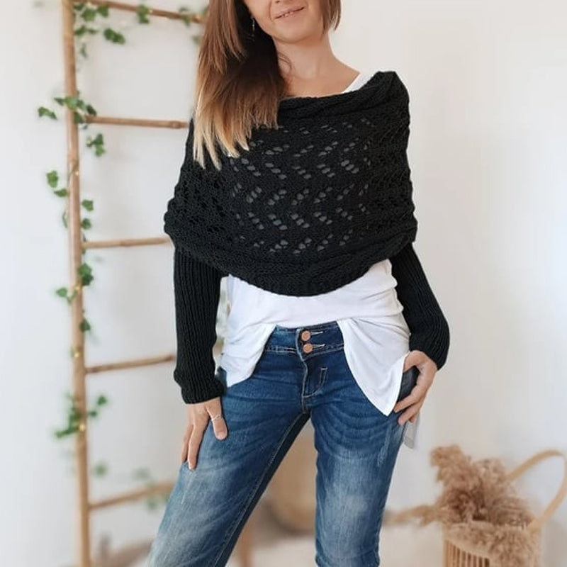 Eveloria Damen Chicwrap Weich und Bequem