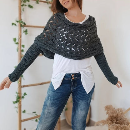 Eveloria Damen Chicwrap Weich und Bequem