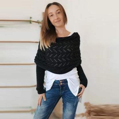 Eveloria Damen Chicwrap Weich und Bequem