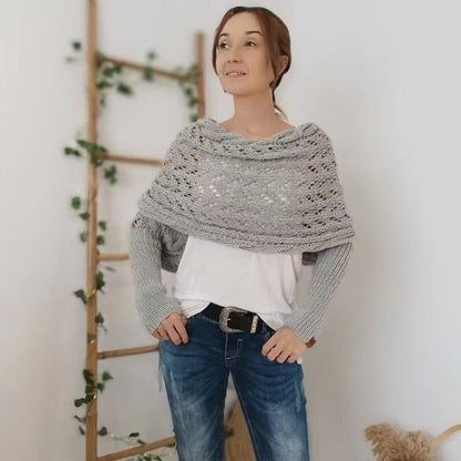 Eveloria Damen Chicwrap Weich und Bequem