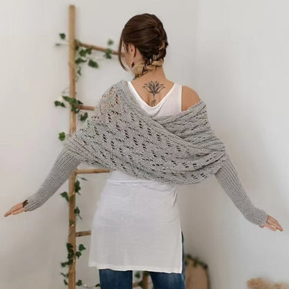 Eveloria Damen Chicwrap Weich und Bequem
