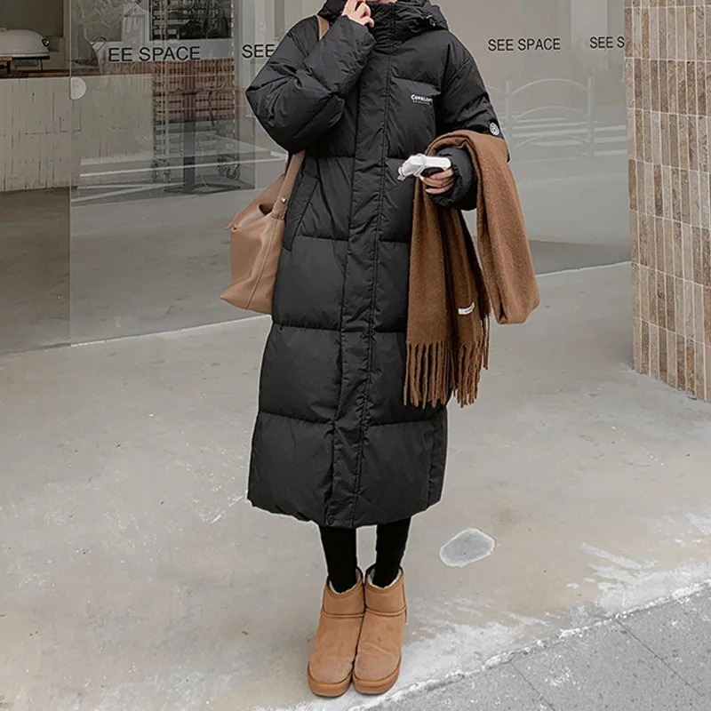 Damen Pufferjacke Reißverschluss Coltrui Schwarz - Norvielle