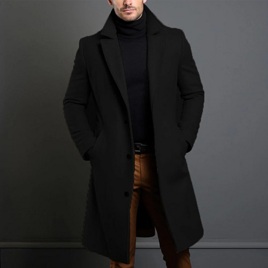 Herren Langmantel Elegant Winter - Eveloria