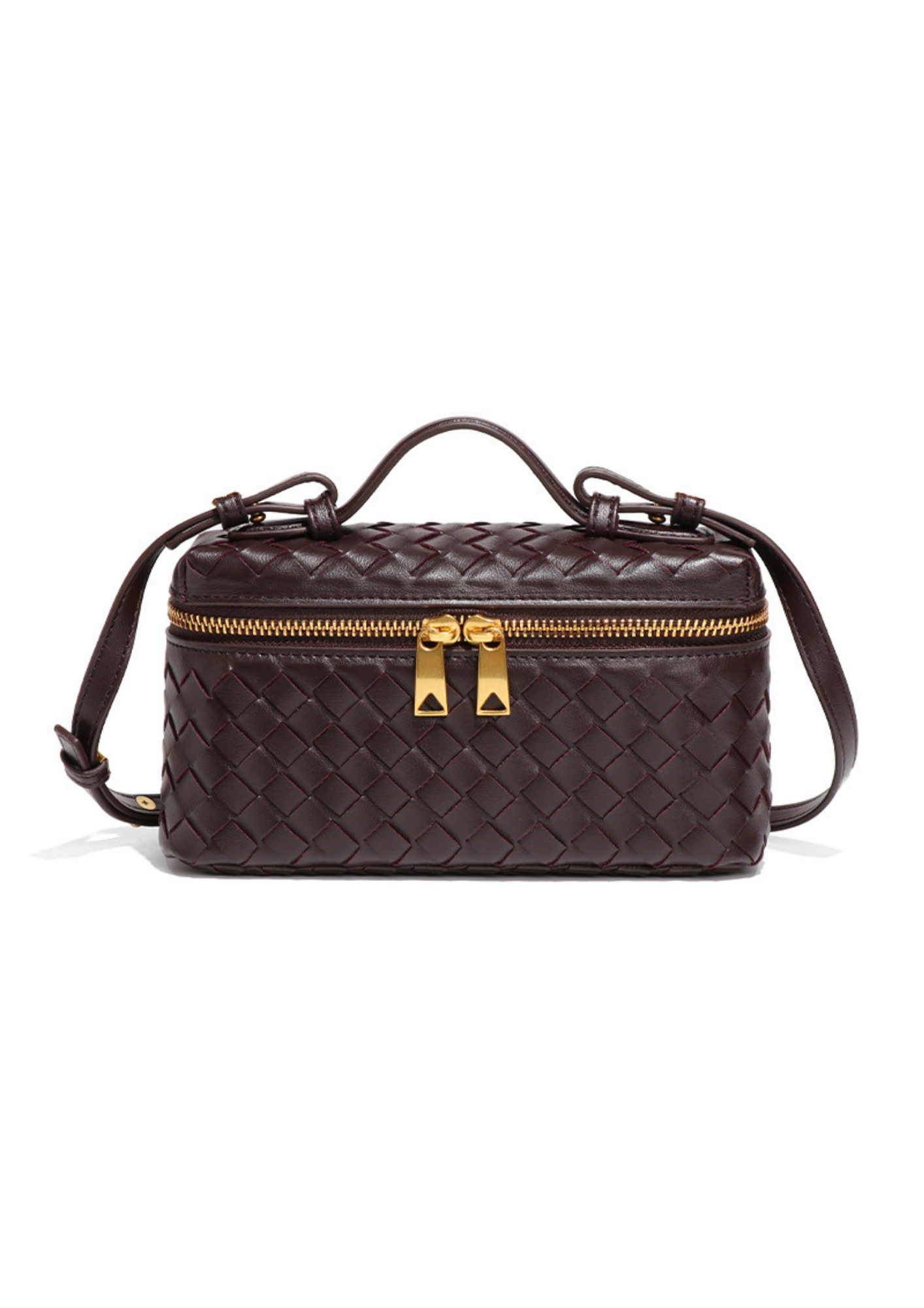 Damen Mini-Handtasche Leder mit Umhängegurt