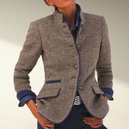 Eveloria Damen Blazer Taillierte Ausführung - Eveloria