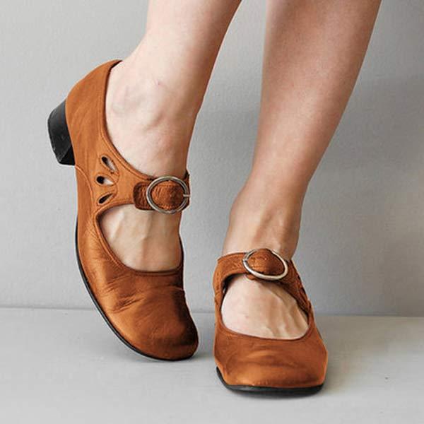 Eveloria Damen Orthopädische Schuhe Runder Zehenpartie - Eveloria